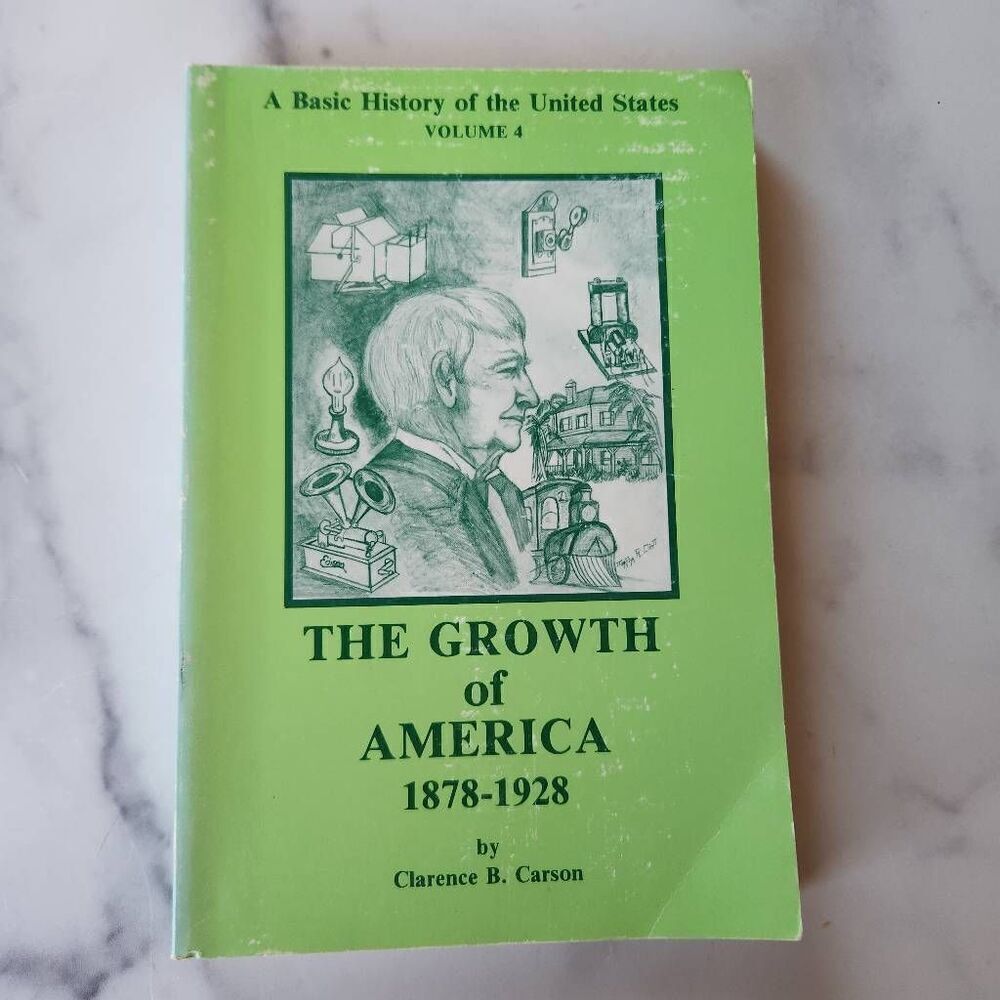 The Growth of America 1878-1928 paperback educational history United States